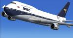 Boeing 747-400 British Airways BOAC Retro Livery Package